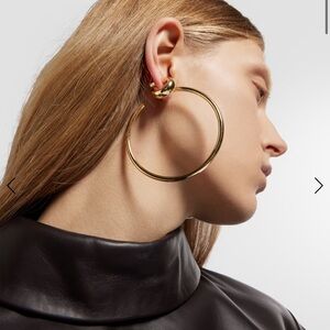 Jennifer Fisher Thread 3” Large Hoops Pair